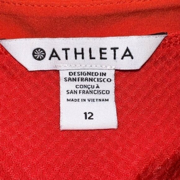 Athleta Venture Out Dress 12 Orange Activewear Outdoors Hiking Stretch Shorts - Picture 7 of 9